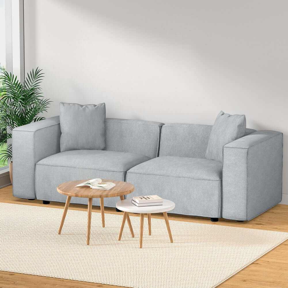 Alvin Modular 2 Seater Sofa - Grey