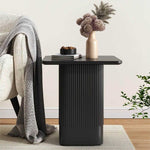 Clara Noir Pedestal Side Table