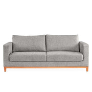 Emily Fabric Upholstered Light Grey 2 Seater Sofa