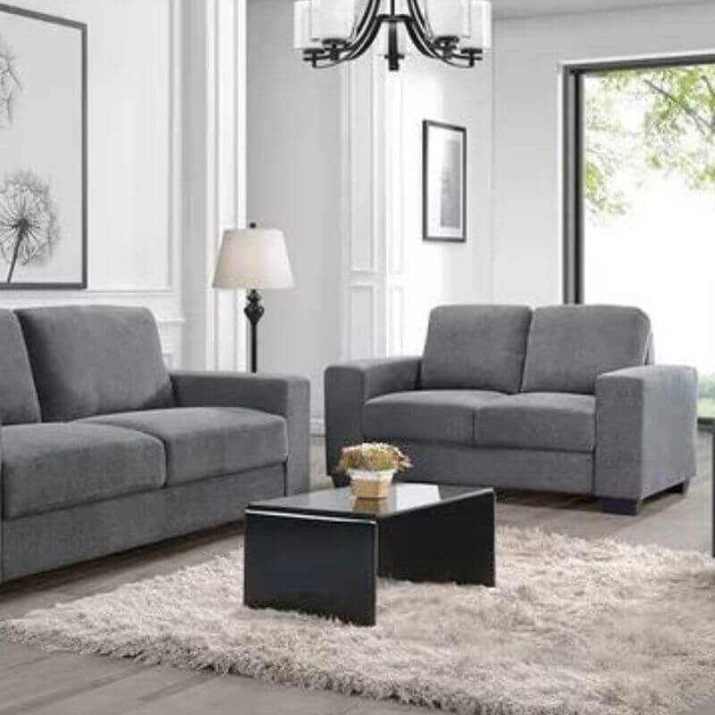 Brooks Two Seater Sofa Elephant Grey