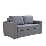Selena 2 in 1 Sofa Couch 2 Seater - Charcoal