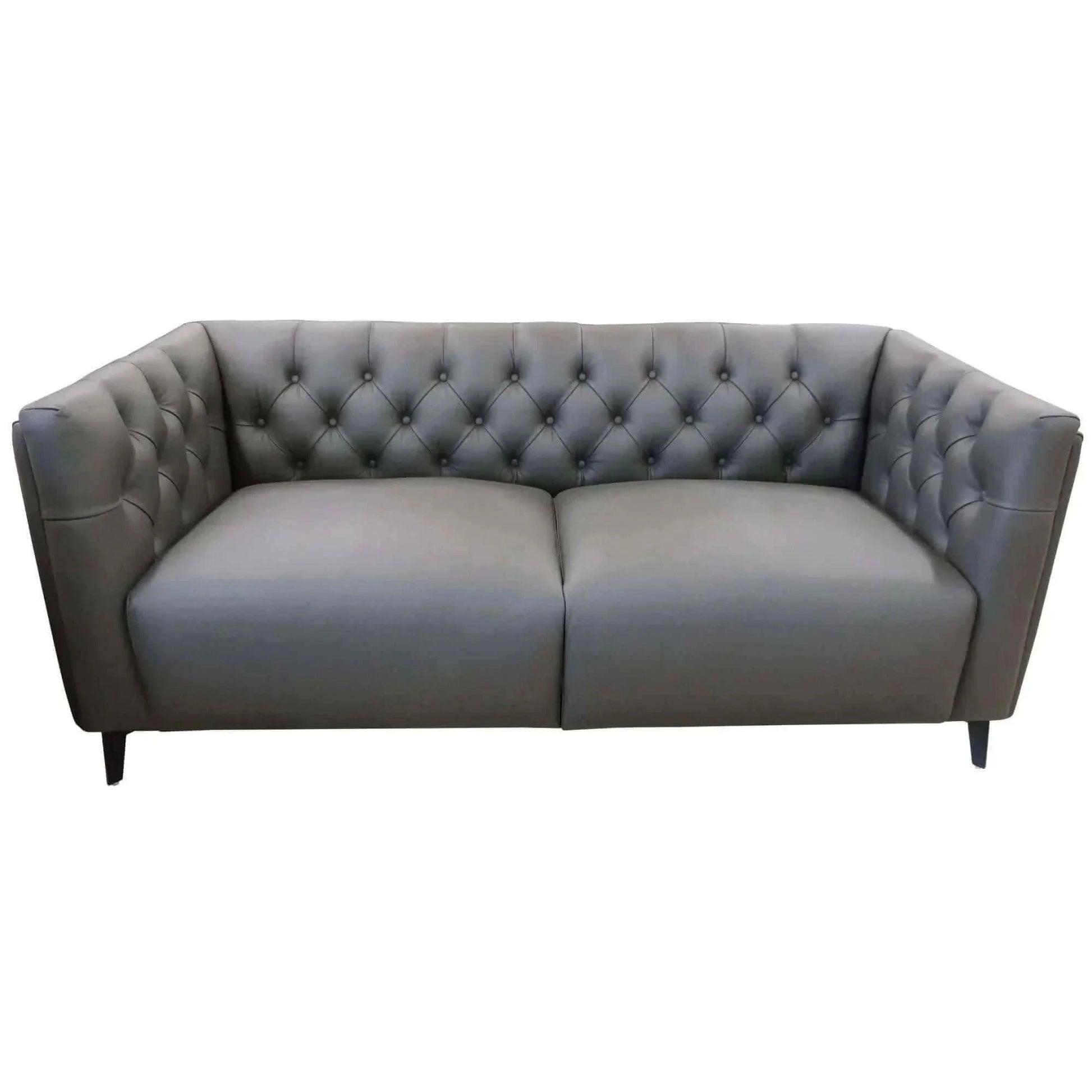 Luxe Genuine Forli Leather Sofa 2.5 Seater Upholstered Lounge Couch - 