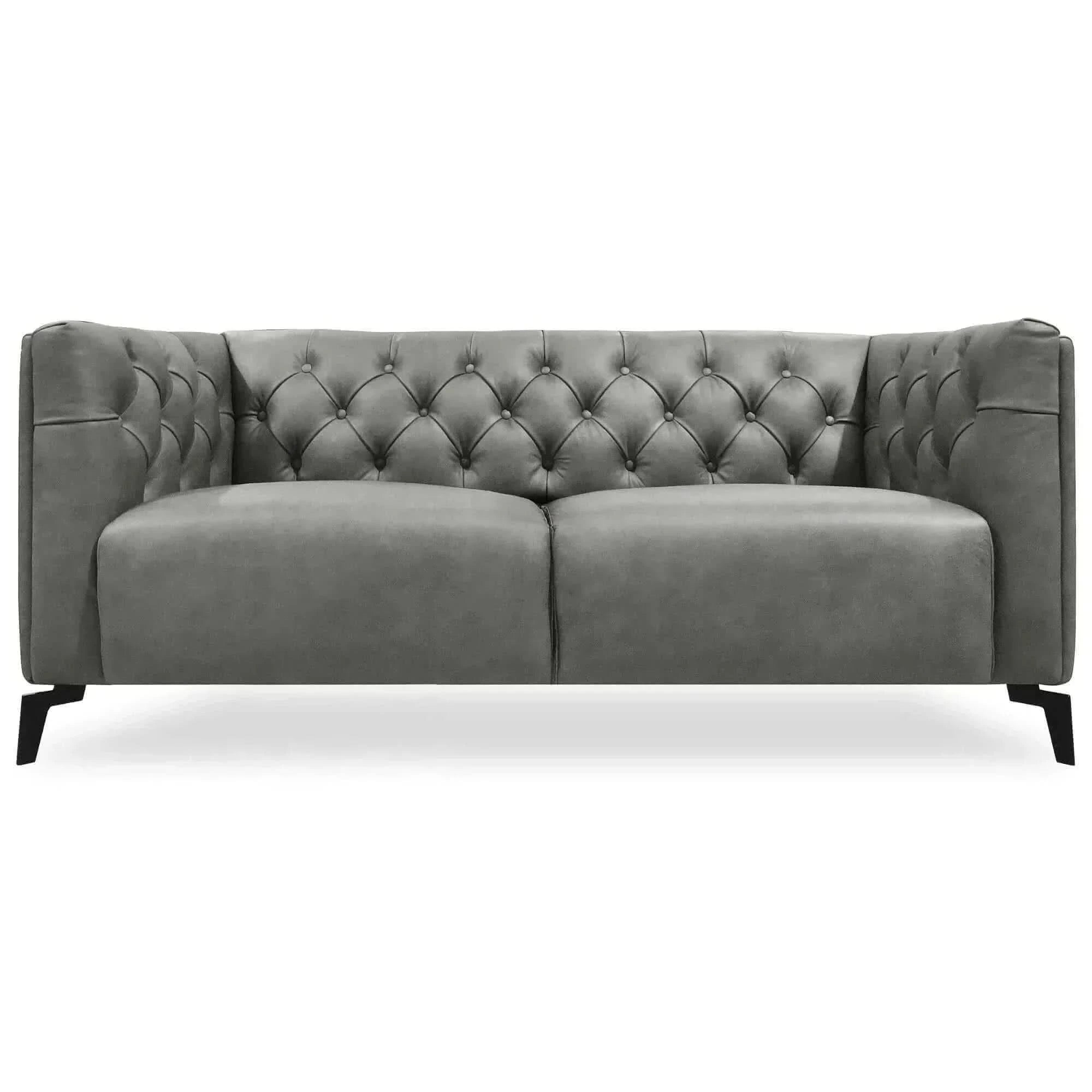 Luxe Genuine Forli Leather Sofa 2.5 Seater Upholstered Lounge Couch - 