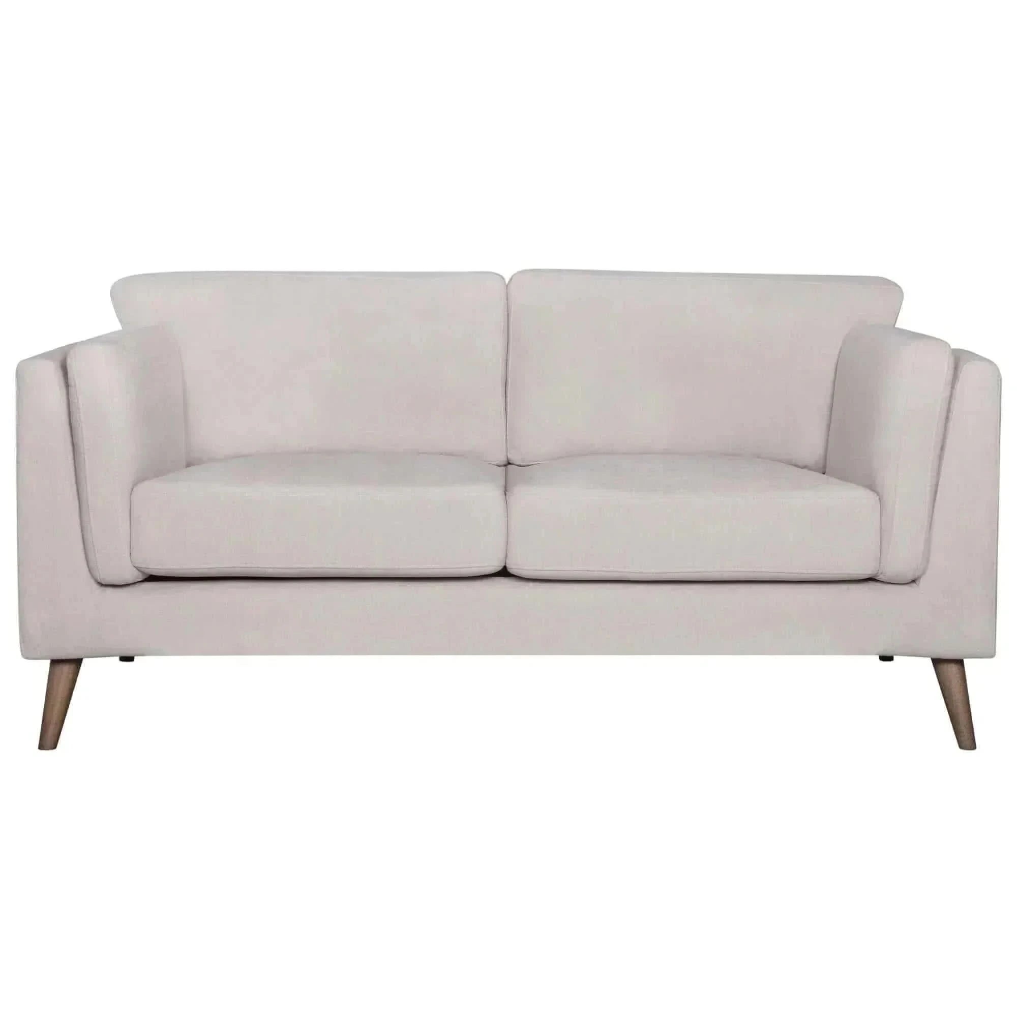 Nooa 2 Seater Sofa Upholstered Couch - Stone