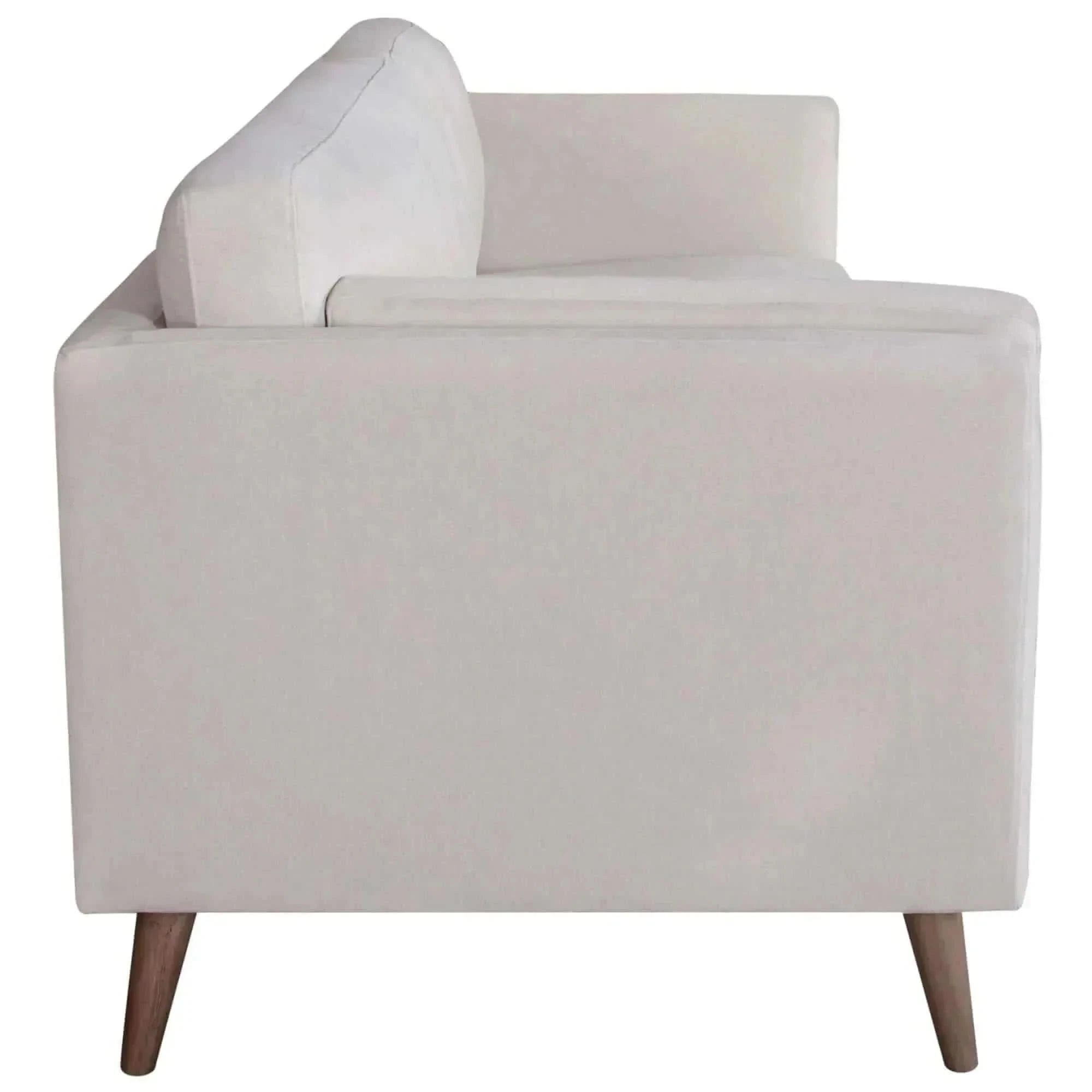 Nooa 2 Seater Sofa Upholstered Couch - Stone